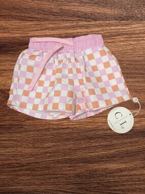 Caden Lane Checkered Swim Trunks